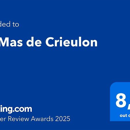 Le Mas De Crieulon Saint-Jean-de-Crieulon Dış mekan fotoğraf